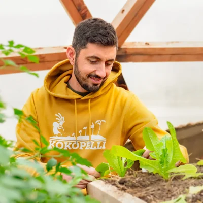 Sweat mixte Évolution Ocre