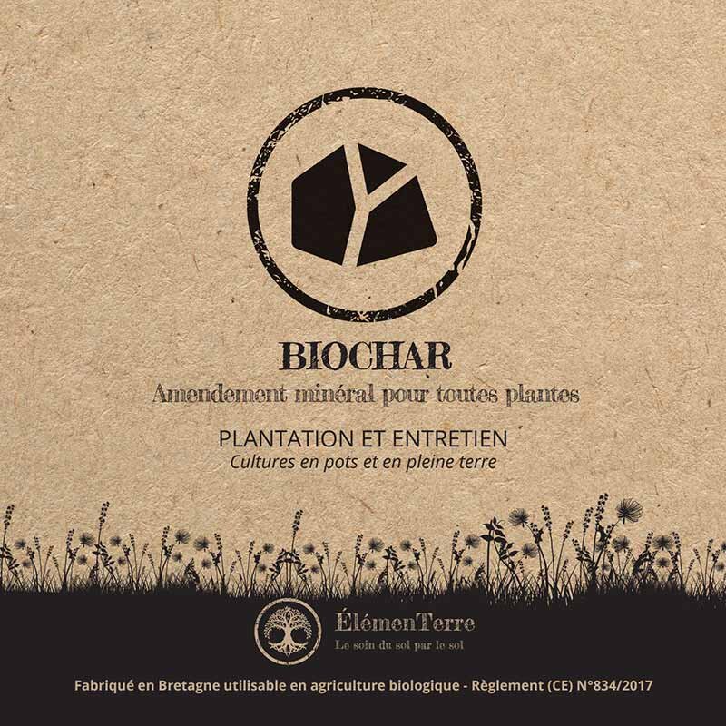 Dépolluer & améliorer les sols - Biochar 3 000 g