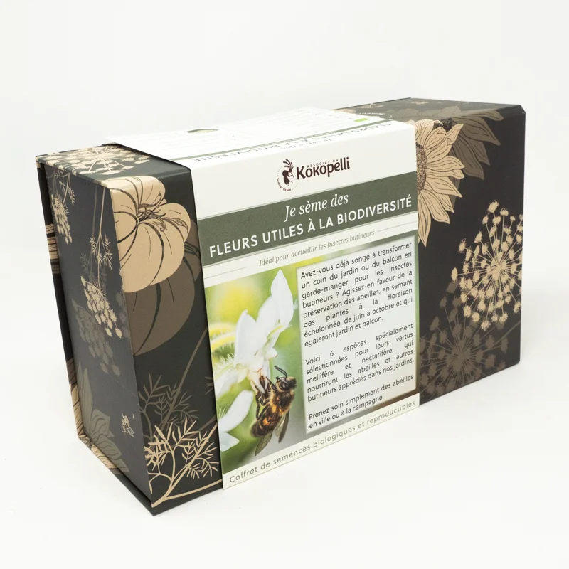 Box & coffrets de graines - Coffret de graines - Des fleurs pour la biodiversité