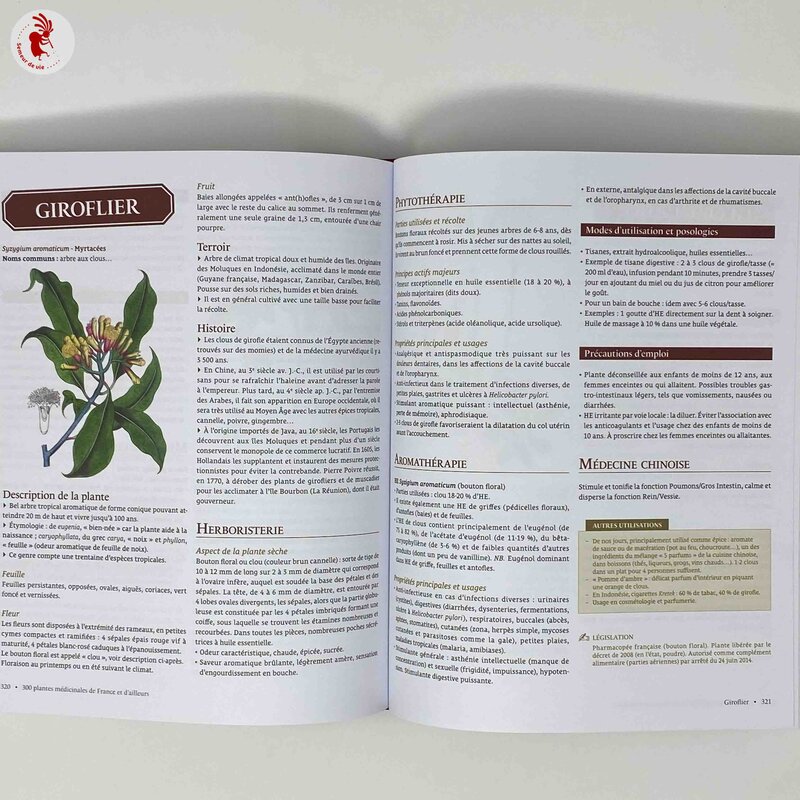 Connaissance des Plantes - 300 Plantes médicinales de France et d'ailleurs - Identification, principes actifs, modes d'utilisation...