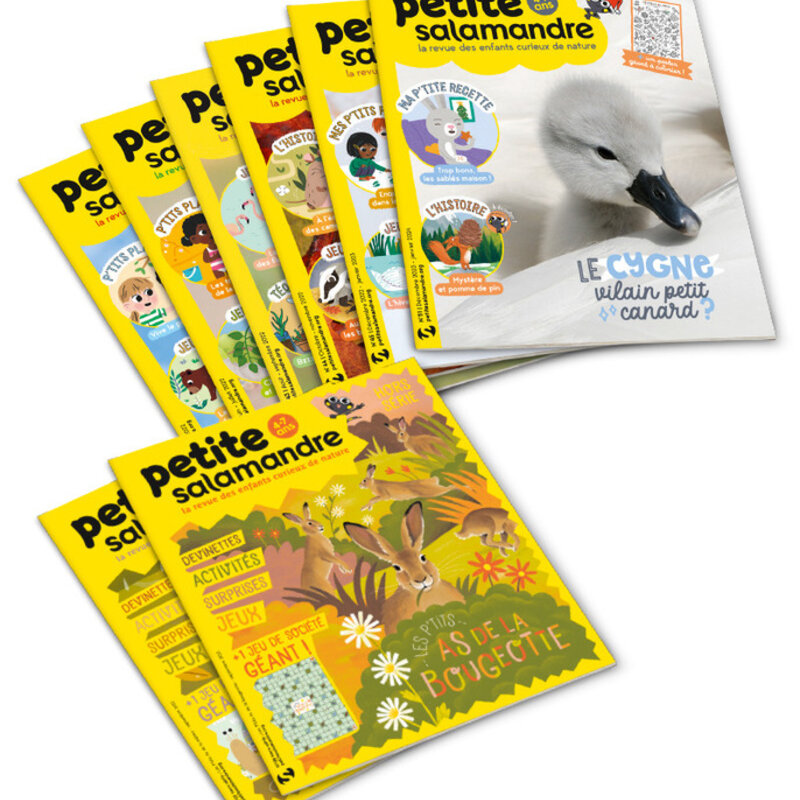 Abonnements Magazines - Abonnement Magazine Petite Salamandre Abonnements Magazine Petite Salamandre 1 an (4-7 ans) 6 numéros + 2 HS