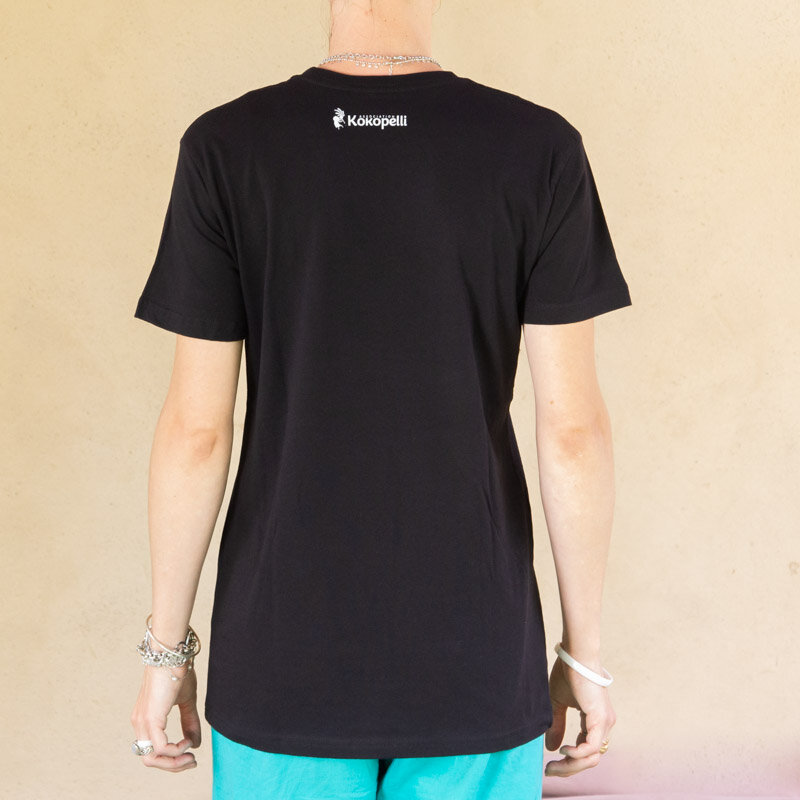 T-Shirts adultes - T-shirt mixte noir Monochrome Dahlia noir, taille M
