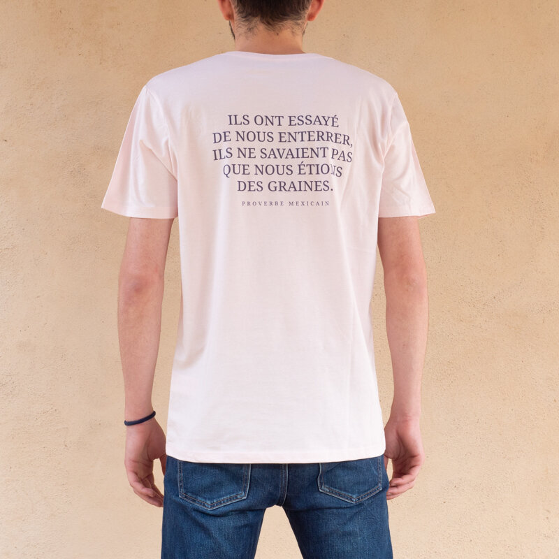 T-Shirts adultes - T-shirt mixte Kokopelli rose clair rose clair, taille XXL