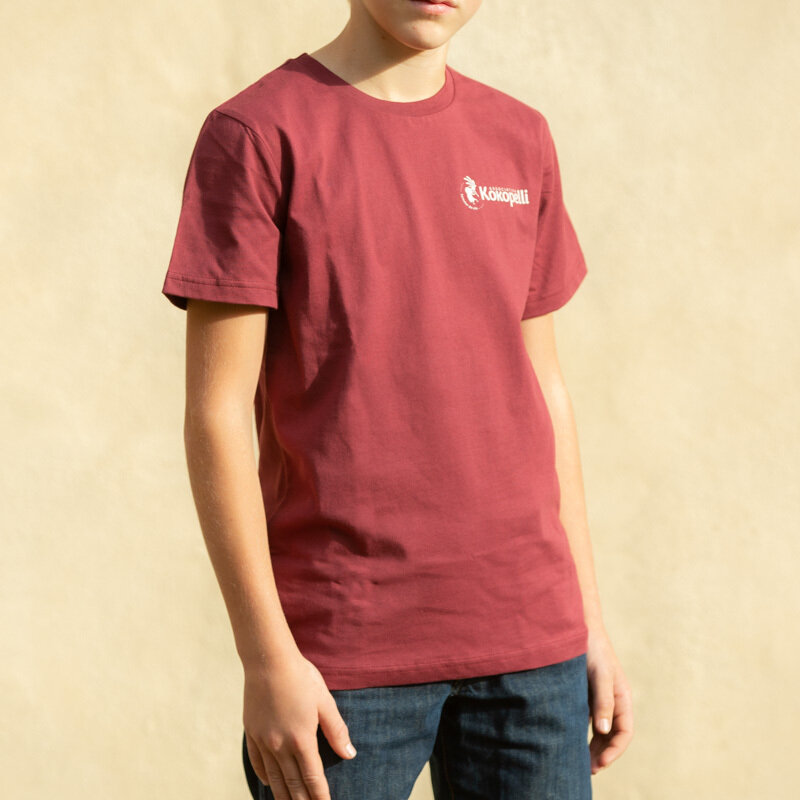 Vêtements enfants - T-Shirt enfant bordeaux burgundy, taille 7 - 8 ans