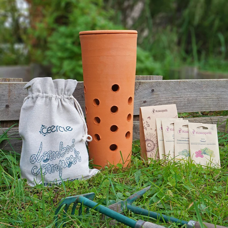 Composteur à enterrer - Box composteur à planter & graines Ceercle x Kokopelli