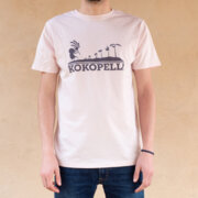 T-shirt mixte Kokopelli rose clair