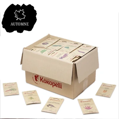 Assortiment d'automne de 16 variétés pour le présentoir de comptoir en bois