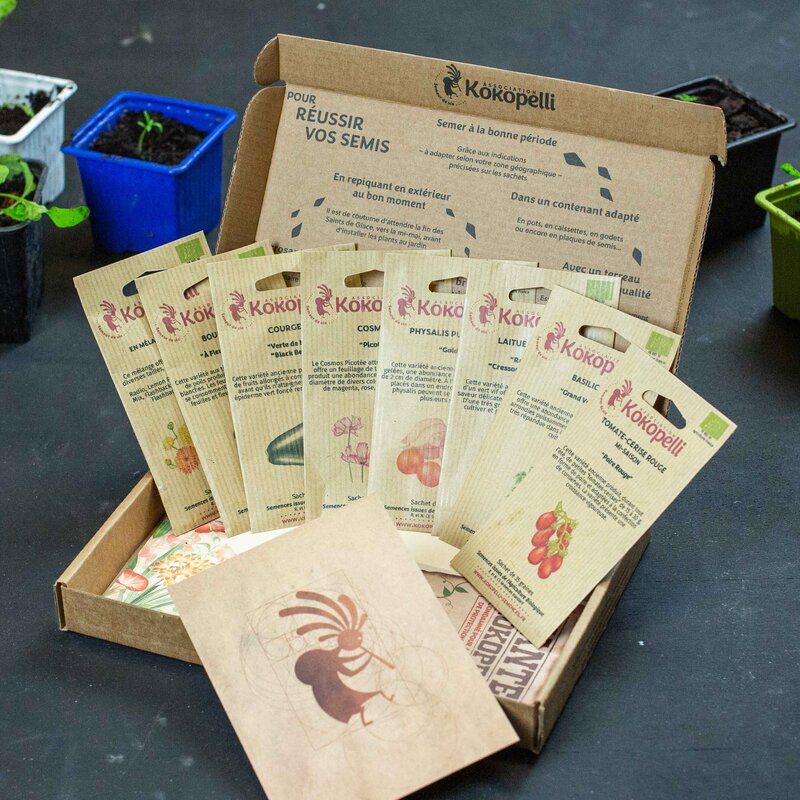 Box & coffrets de graines - Box de graines - En route vers la diversité