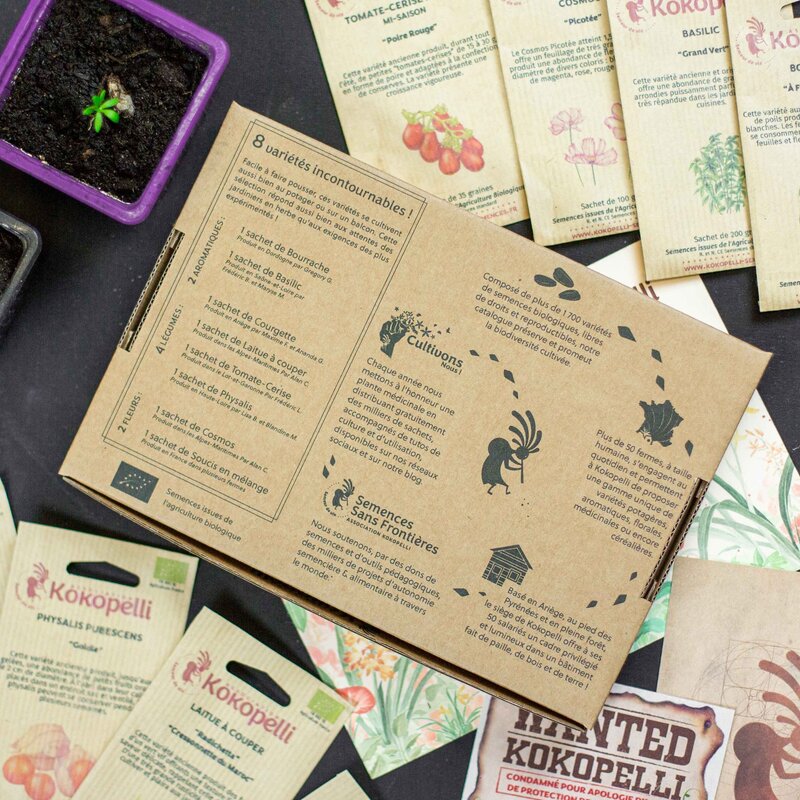 Box & coffrets de graines - Box de graines - En route vers la diversité