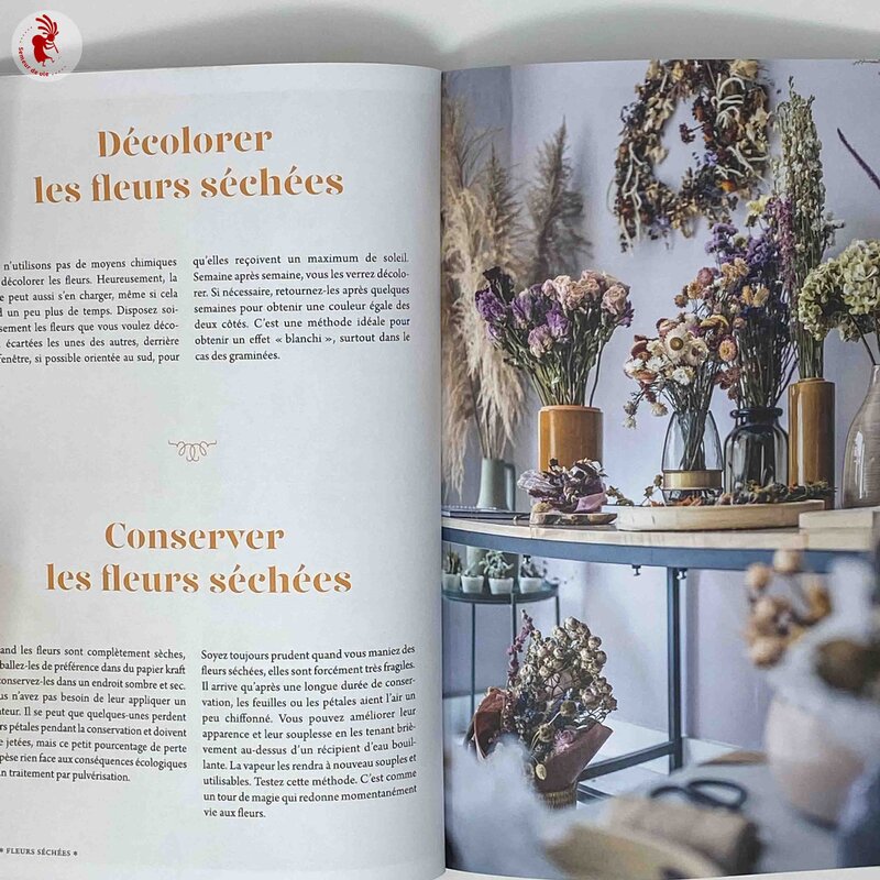 Fait maison - Fleurs séchées. Bouquet et autres compositions végétales