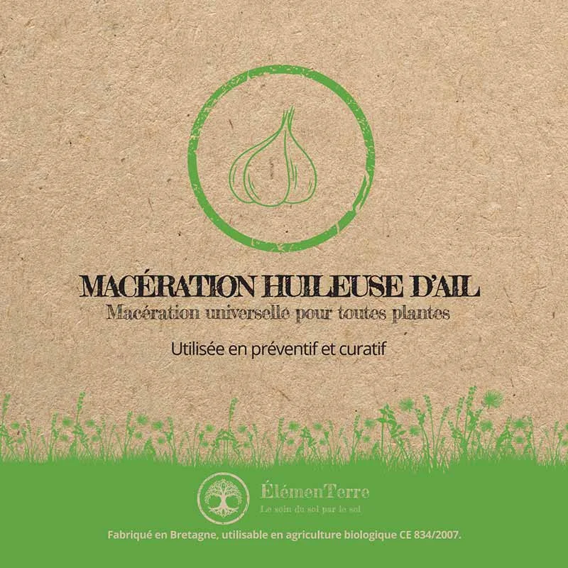 Lutter contre les maladies & ravageurs - Macérât Huileux d'Ail 1,5 L