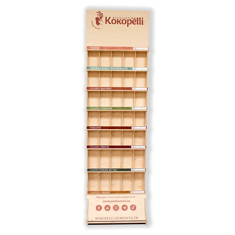 Offres Revendeurs - Présentoir mural en bois