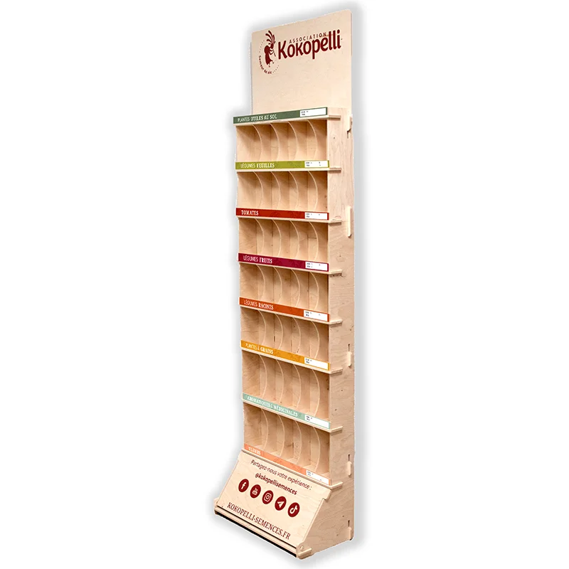 Offres Revendeurs - Présentoir mural en bois