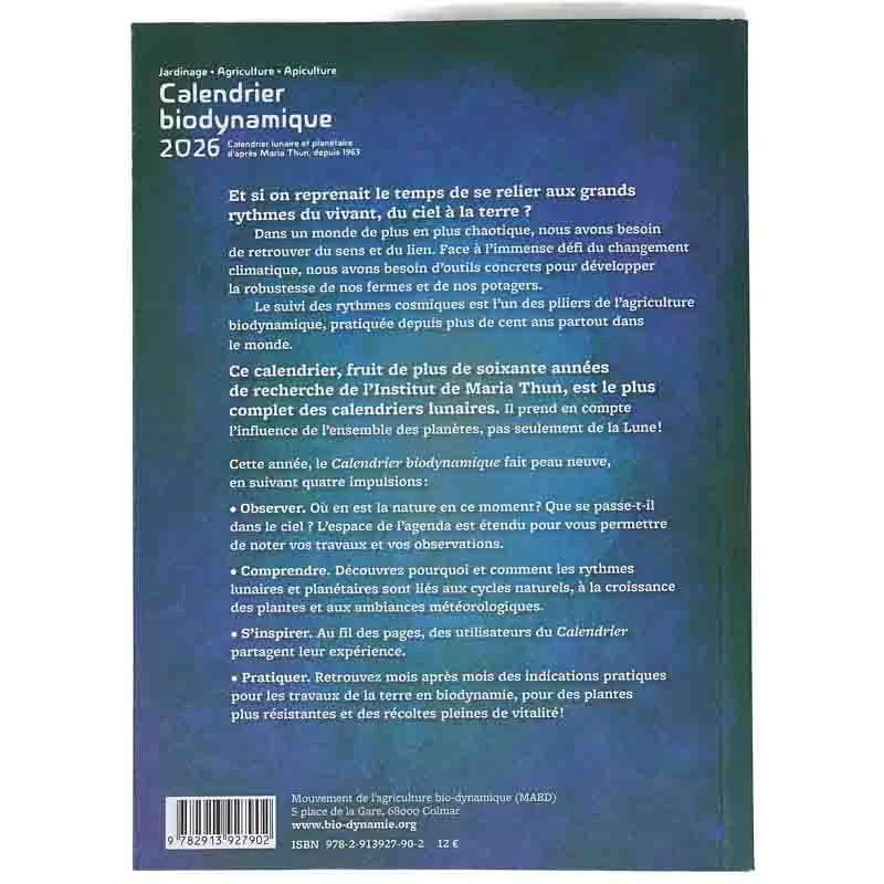 Calendars - Biodynamic Calendar 2026