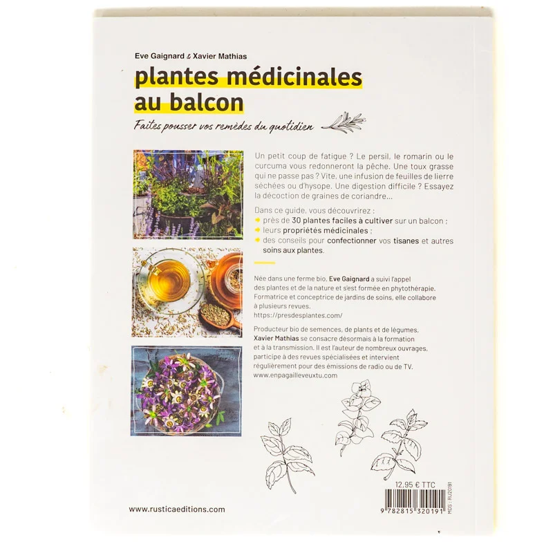 Potager Urbain - Plantes médicinales au balcon - Faites pousser vos remèdes du quotidien