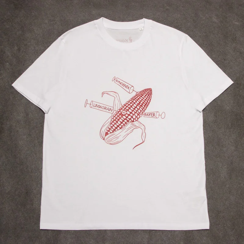 T-Shirts adultes - T-Shirt Militant mixte « Épis de maïs » T-shirt Militant mixte « Épis de maïs » taille M