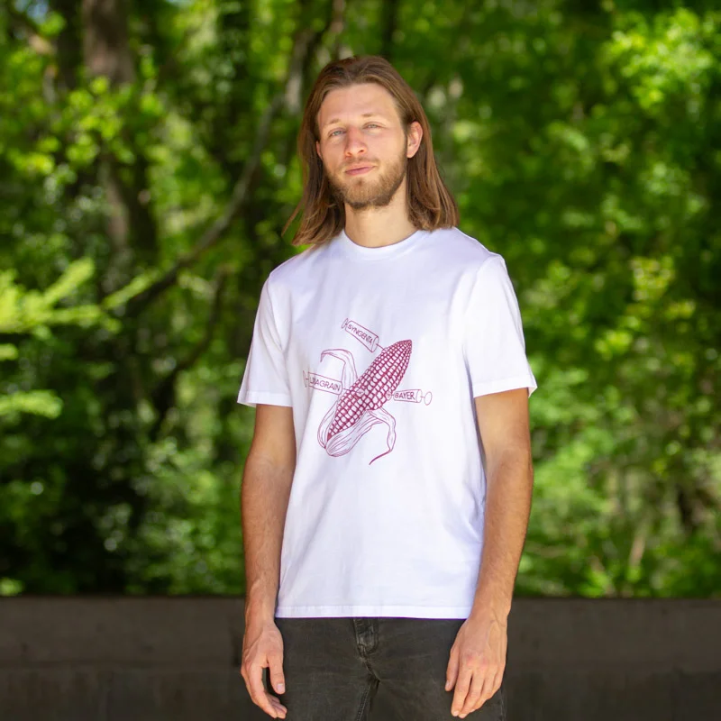 T-Shirts adultes - T-Shirt Militant mixte « Épis de maïs » T-shirt Militant mixte « Épis de maïs » taille XL