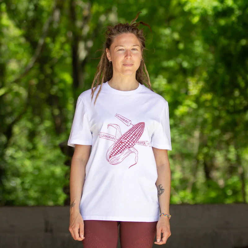 T-Shirts adultes - T-Shirt Militant mixte « Épis de maïs » T-shirt Militant mixte « Épis de maïs » taille XL