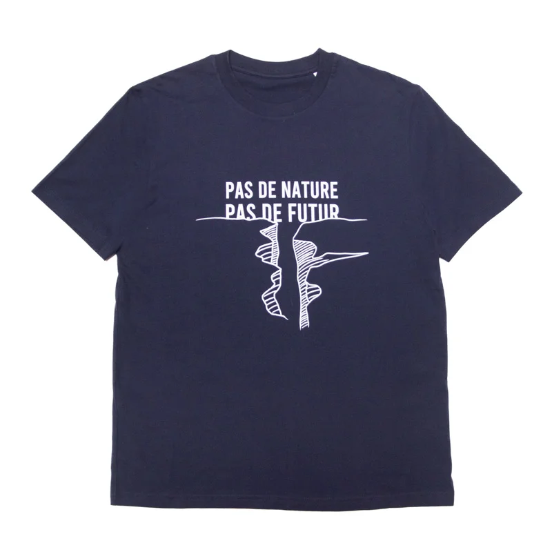 Adult T-Shirts - Mixed Militant "No Nature" T-shirt navy blue Mixed Militant T-shirt "Pas de nature" navy blue size M