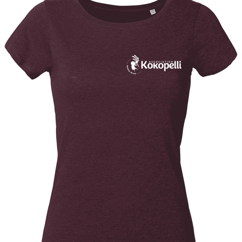 Vêtements - T-Shirt femme violet foncé, taille S