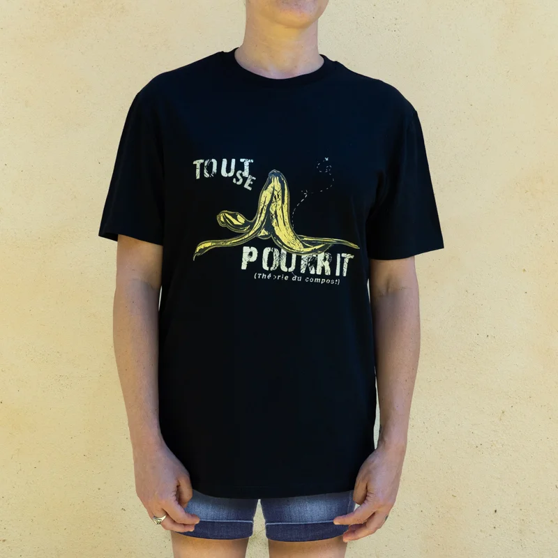 T-Shirts adultes - T-Shirt mixte - Tout se pourrit noir T-Shirt mixte - Tout se pourrit noir XXL