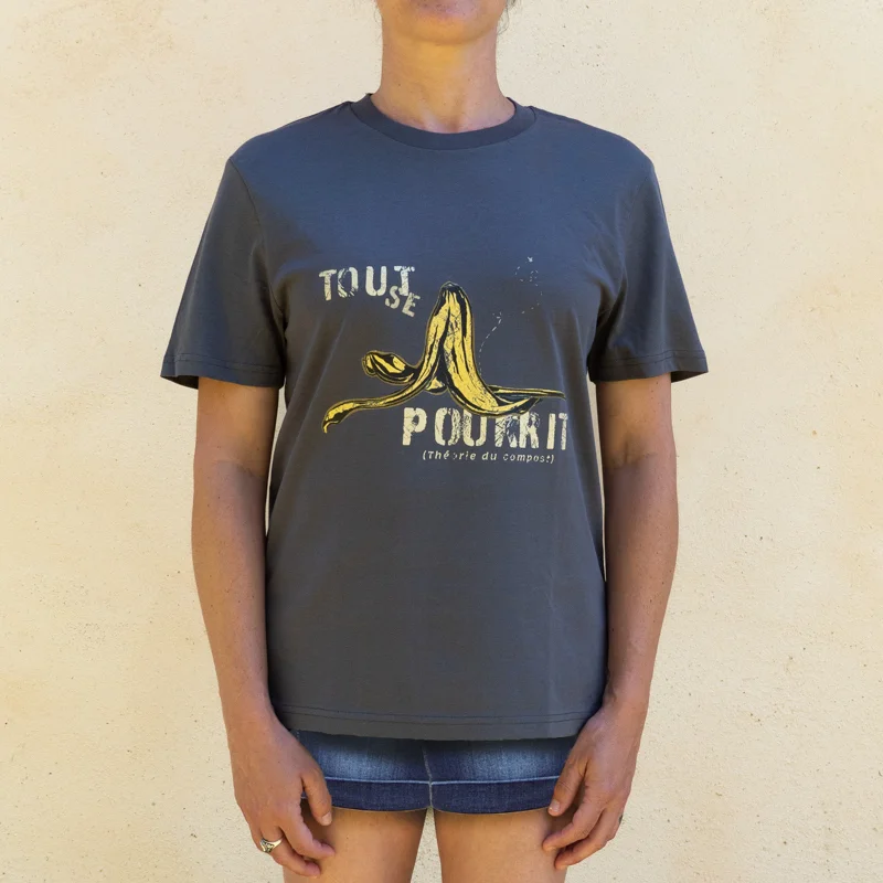 T-Shirts adultes - T-Shirt mixte - Tout se pourrit gris T-Shirt mixte - Tout se pourrit gris M