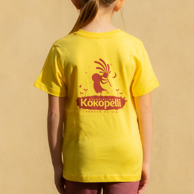 Children's clothing - Yellow children's T-shirt yellow, size 9 - 10 years