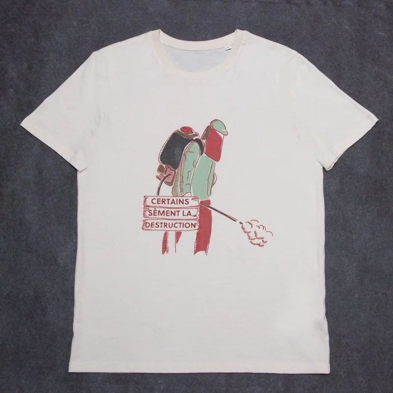 T-Shirts adultes - T-Shirt Militant mixte « Je sème la résistance » «Je sème la résitance», taille L