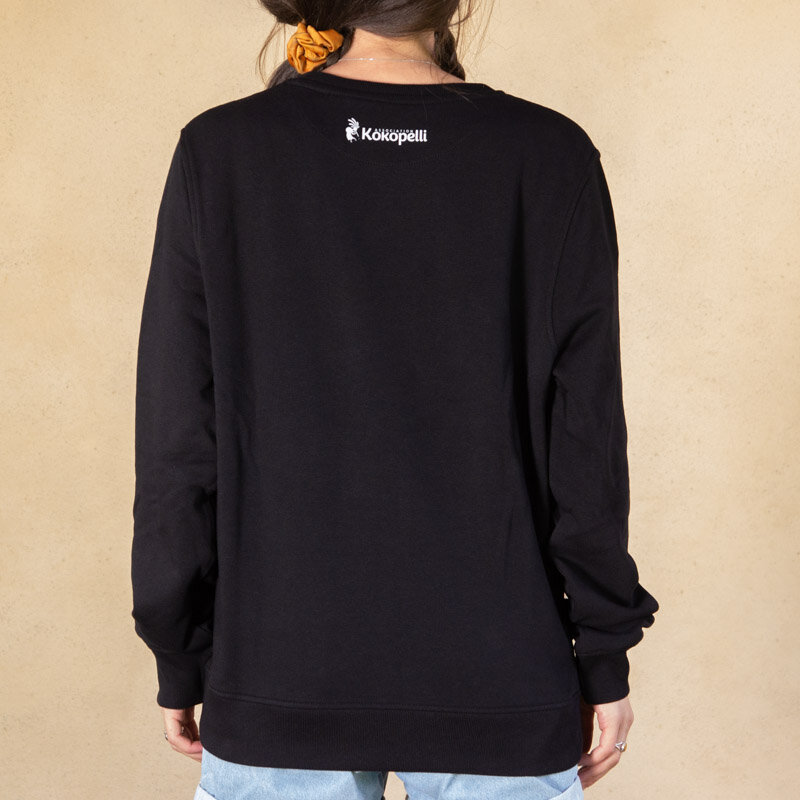 Sweats adultes - Sweat mixte noir Monochrome Pavot noir, taille XS