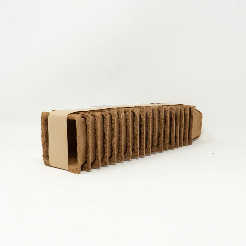 Préparer ses semis - Pots biodégradables carrés à planter (6x6 cm) - lot de 18