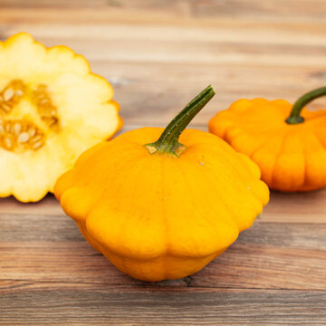Courges Pepo - Patisson Orange