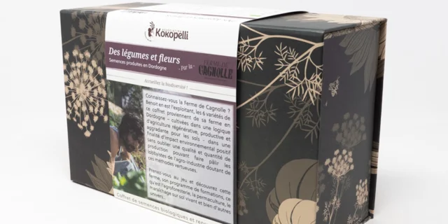 Box & coffrets de graines Des légumes et des fleurs par La Ferme de Cagnolle - Association Kokopelli