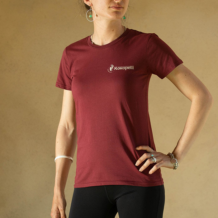 Vêtements - T-Shirt Femme Bordeaux bordeaux, taille XS