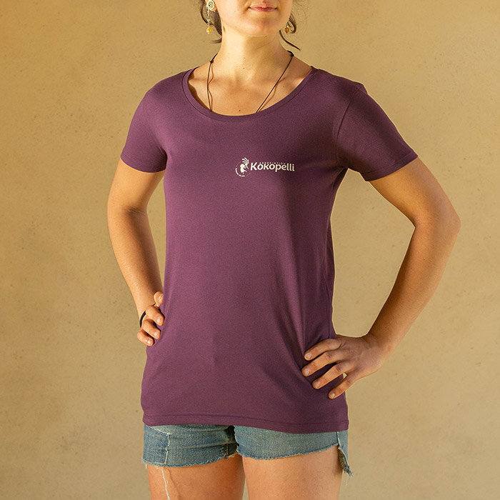 Vêtements - T-Shirt Femme Aubergine aubergine, taille L